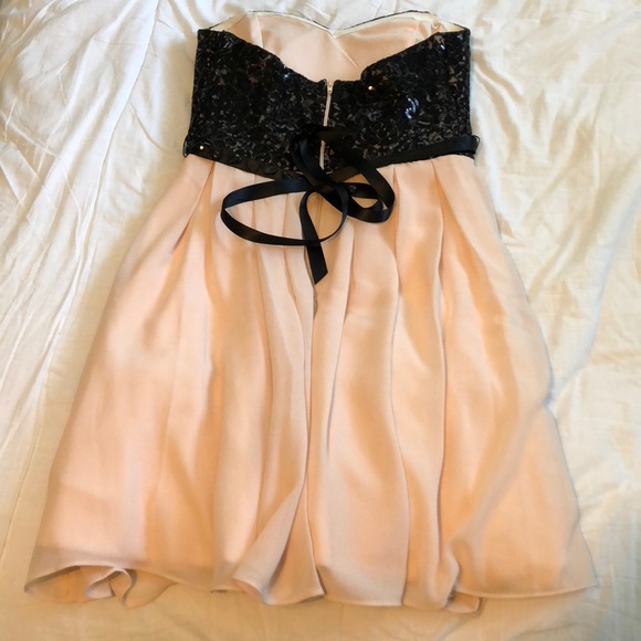 Sequin Strapless Homecoming Dress - Picture 2 of 3